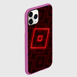 Чехол iPhone 11 Pro матовый Roblox, цвет: 3D-фиолетовый — фото 2