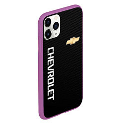 Чехол iPhone 11 Pro матовый Chevrolet, цвет: 3D-фиолетовый — фото 2