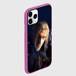Чехол iPhone 11 Pro матовый ВЕДЬМАК, цвет: 3D-фиолетовый — фото 2