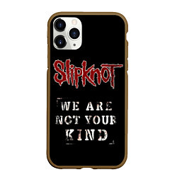 Чехол iPhone 11 Pro матовый SLIPKNOT WANYK, цвет: 3D-коричневый