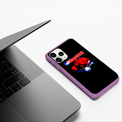 Чехол iPhone 11 Pro матовый LIMP BIZKIT, цвет: 3D-фиолетовый — фото 2