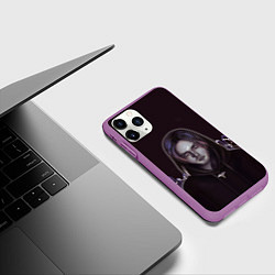 Чехол iPhone 11 Pro матовый Pyrokinesis, цвет: 3D-фиолетовый — фото 2