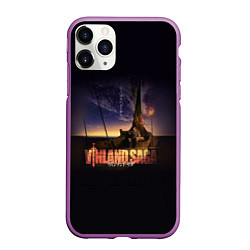 Чехол iPhone 11 Pro матовый Vinland saga, цвет: 3D-фиолетовый