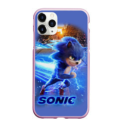 Чехол iPhone 11 Pro матовый SONIC