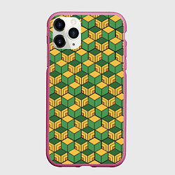 Чехол iPhone 11 Pro матовый ГИЮ ТОБИОКА, цвет: 3D-малиновый