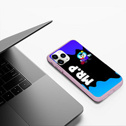 Чехол iPhone 11 Pro матовый BRAWL STARS MRP, цвет: 3D-розовый — фото 2