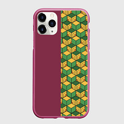 Чехол iPhone 11 Pro матовый ГИЮ ТОМИОКА, цвет: 3D-малиновый