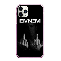 Чехол iPhone 11 Pro матовый EMINEM, цвет: 3D-розовый