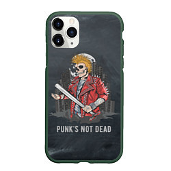 Чехол iPhone 11 Pro матовый Punk??s Not Dead