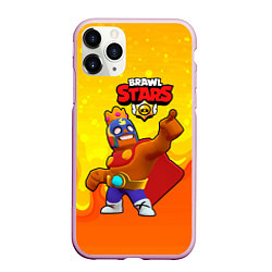 Чехол iPhone 11 Pro матовый Эль Примо brawl stars, цвет: 3D-розовый