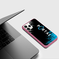 Чехол iPhone 11 Pro матовый PORTAL, цвет: 3D-малиновый — фото 2