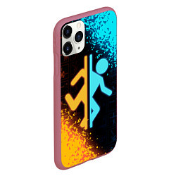 Чехол iPhone 11 Pro матовый PORTAL, цвет: 3D-малиновый — фото 2