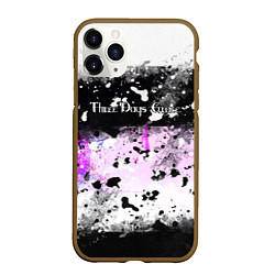 Чехол iPhone 11 Pro матовый THREE DAYS GRACE, цвет: 3D-коричневый
