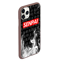 Чехол iPhone 11 Pro матовый SENPAI, цвет: 3D-коричневый — фото 2