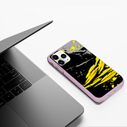 Чехол iPhone 11 Pro матовый Форма для фитнеса, цвет: 3D-розовый — фото 2