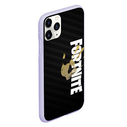 Чехол iPhone 11 Pro матовый Fortnite, цвет: 3D-светло-сиреневый — фото 2