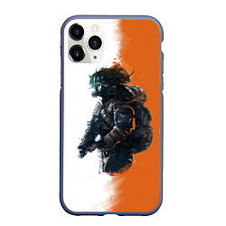 Чехол iPhone 11 Pro матовый The Division 2 Defender, цвет: 3D-серый