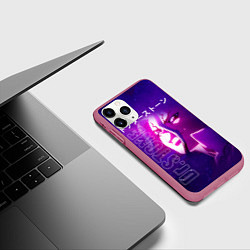 Чехол iPhone 11 Pro матовый Доктор Стоун, цвет: 3D-малиновый — фото 2