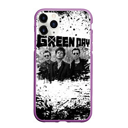 Чехол iPhone 11 Pro матовый GreenDay, цвет: 3D-фиолетовый