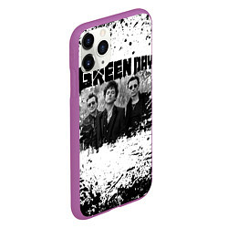 Чехол iPhone 11 Pro матовый GreenDay, цвет: 3D-фиолетовый — фото 2