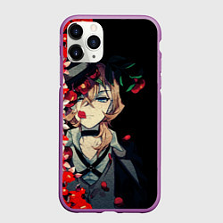 Чехол iPhone 11 Pro матовый Великий из бродячих псов, цвет: 3D-фиолетовый