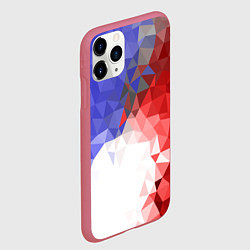 Чехол iPhone 11 Pro матовый Абстракция, цвет: 3D-малиновый — фото 2
