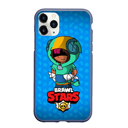 Чехол iPhone 11 Pro матовый Brawl star original leon