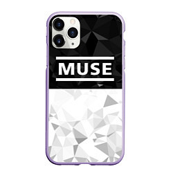 Чехол iPhone 11 Pro матовый Muse, цвет: 3D-светло-сиреневый