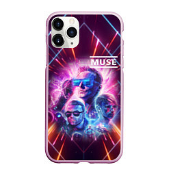 Чехол iPhone 11 Pro матовый Muse, цвет: 3D-розовый