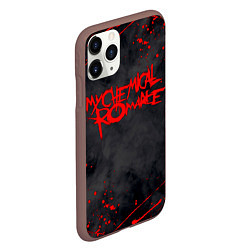 Чехол iPhone 11 Pro матовый My Chemical Romance, цвет: 3D-коричневый — фото 2