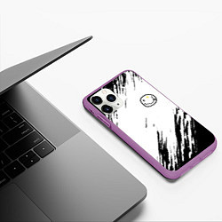 Чехол iPhone 11 Pro матовый NIRVANA, цвет: 3D-фиолетовый — фото 2