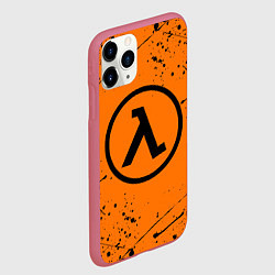 Чехол iPhone 11 Pro матовый HALF-LIFE, цвет: 3D-малиновый — фото 2