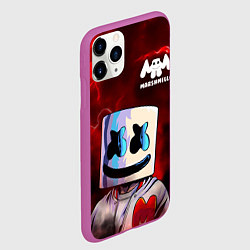 Чехол iPhone 11 Pro матовый MARSHMELLO, цвет: 3D-фиолетовый — фото 2