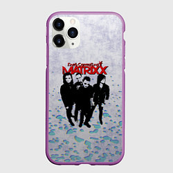 Чехол iPhone 11 Pro матовый The Matrixx, цвет: 3D-фиолетовый