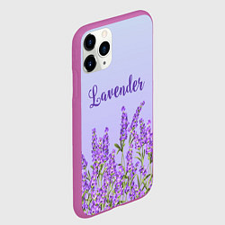 Чехол iPhone 11 Pro матовый Lavander, цвет: 3D-фиолетовый — фото 2