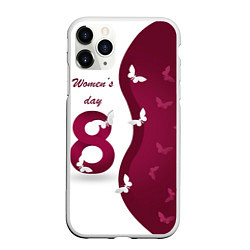 Чехол iPhone 11 Pro матовый Womens Day