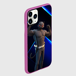 Чехол iPhone 11 Pro матовый Fortnite Meowscles Shadow, цвет: 3D-фиолетовый — фото 2