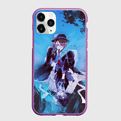Чехол iPhone 11 Pro матовый Osamu and Chuya, цвет: 3D-фиолетовый