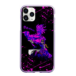 Чехол iPhone 11 Pro матовый JOJOS BIZARRE ADVENTURE, цвет: 3D-светло-сиреневый