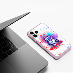 Чехол iPhone 11 Pro матовый STRANGER THINGS, цвет: 3D-розовый — фото 2