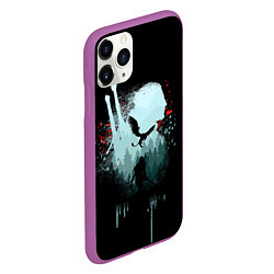 Чехол iPhone 11 Pro матовый ВЕДЬМАК, цвет: 3D-фиолетовый — фото 2