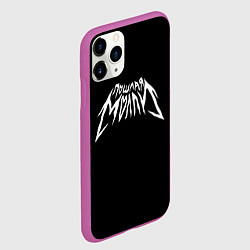 Чехол iPhone 11 Pro матовый ПОШЛАЯ МОЛЛИ, цвет: 3D-фиолетовый — фото 2