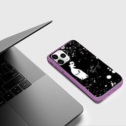 Чехол iPhone 11 Pro матовый Queen, цвет: 3D-фиолетовый — фото 2