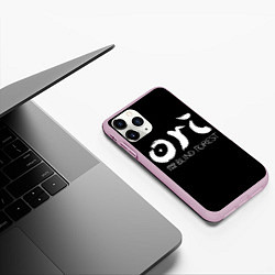 Чехол iPhone 11 Pro матовый Ori, цвет: 3D-розовый — фото 2