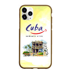 Чехол iPhone 11 Pro матовый Куба