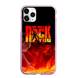 Чехол iPhone 11 Pro матовый Queen - We Will Rock You