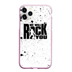 Чехол iPhone 11 Pro матовый Queen - We Will Rock You