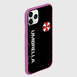 Чехол iPhone 11 Pro матовый RESIDENT EVIL UMBRELLA, цвет: 3D-фиолетовый — фото 2