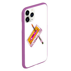 Чехол iPhone 11 Pro матовый 90s, цвет: 3D-фиолетовый — фото 2