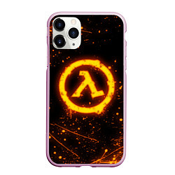 Чехол iPhone 11 Pro матовый HALF-LIFE, цвет: 3D-розовый